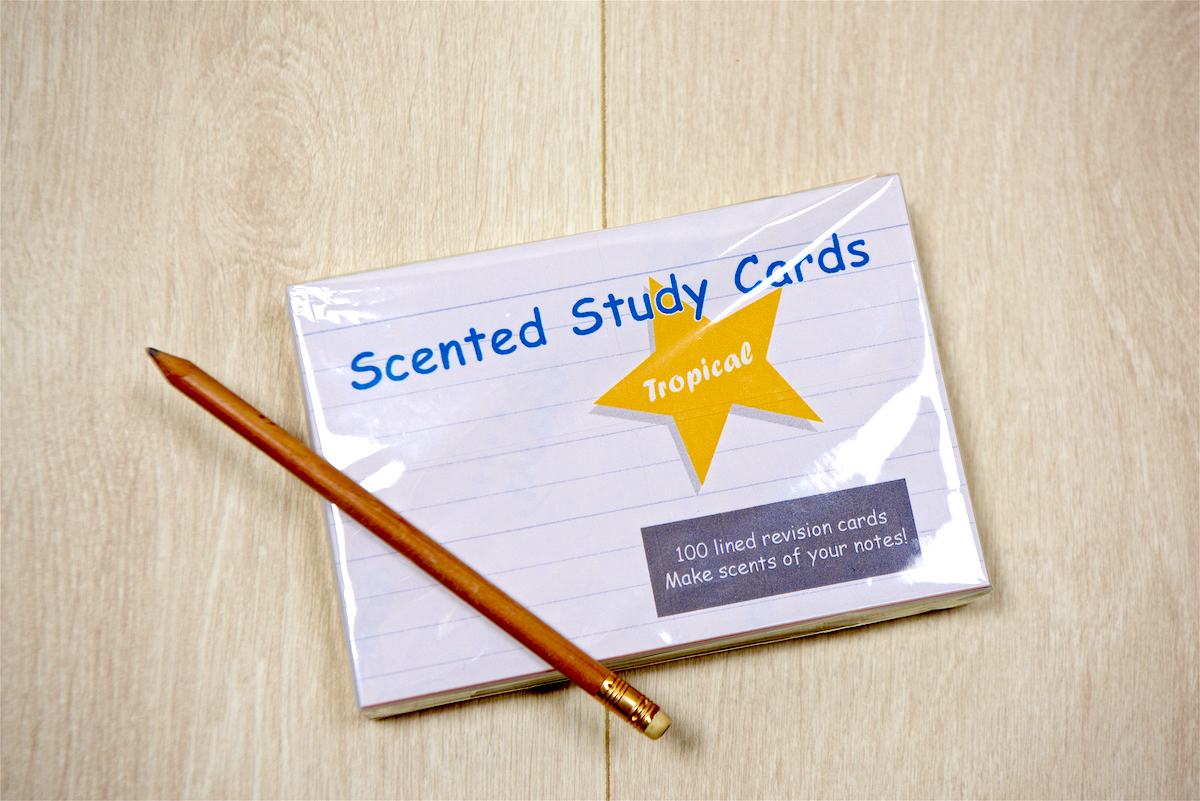 tropical scented study cards